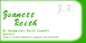 zsanett reith business card